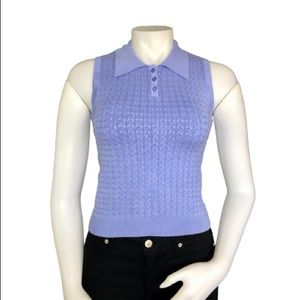 NWT Lavender Sleeveless Knit Top
